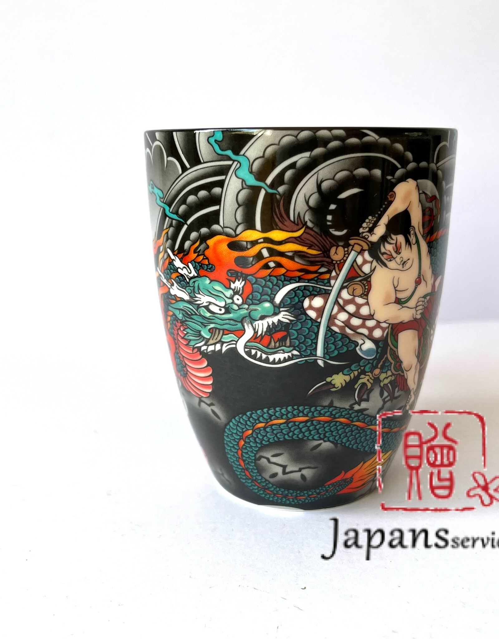 Tokyo Design Studio Japanese mug Blue Dragon