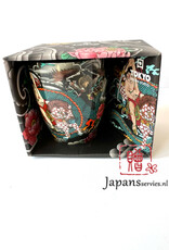 Tokyo Design Studio Japanese mug Blue Dragon