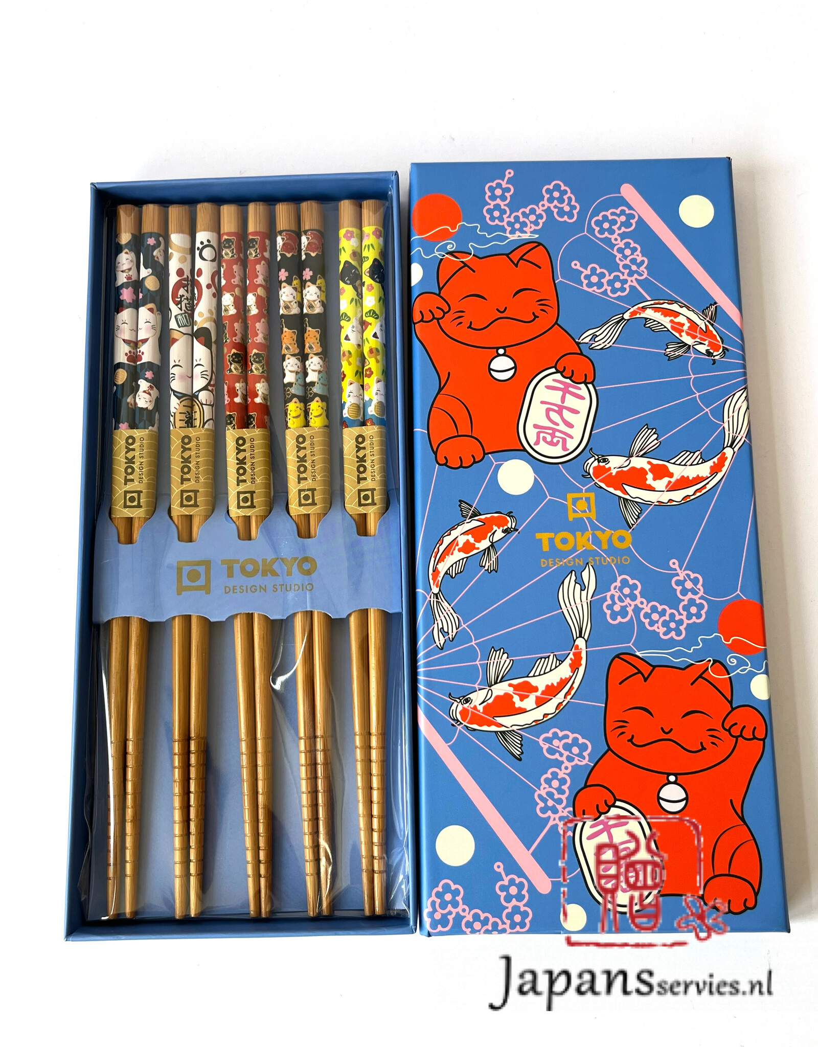 Tokyo Design Studio Japanese Chopsticks Lucky Cats