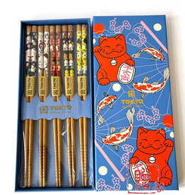Tokyo Design Studio Japanse chopsticks Lucky Cats