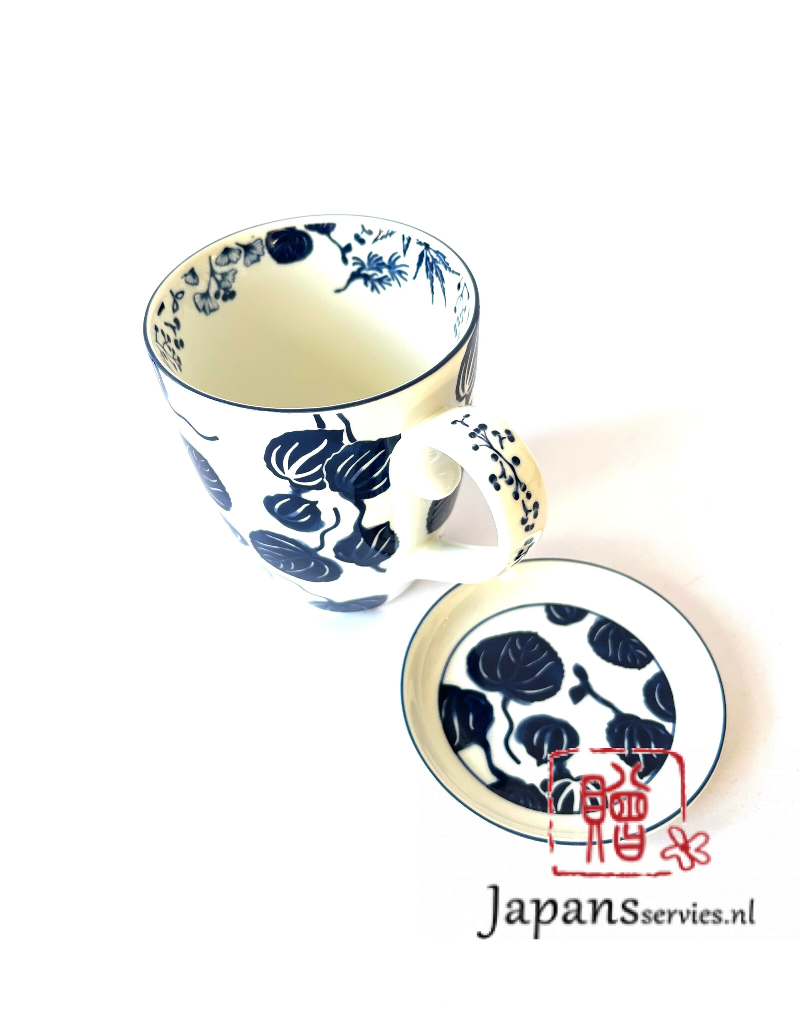 Tokyo Design Studio  Flora Japonica ivy mug gift set