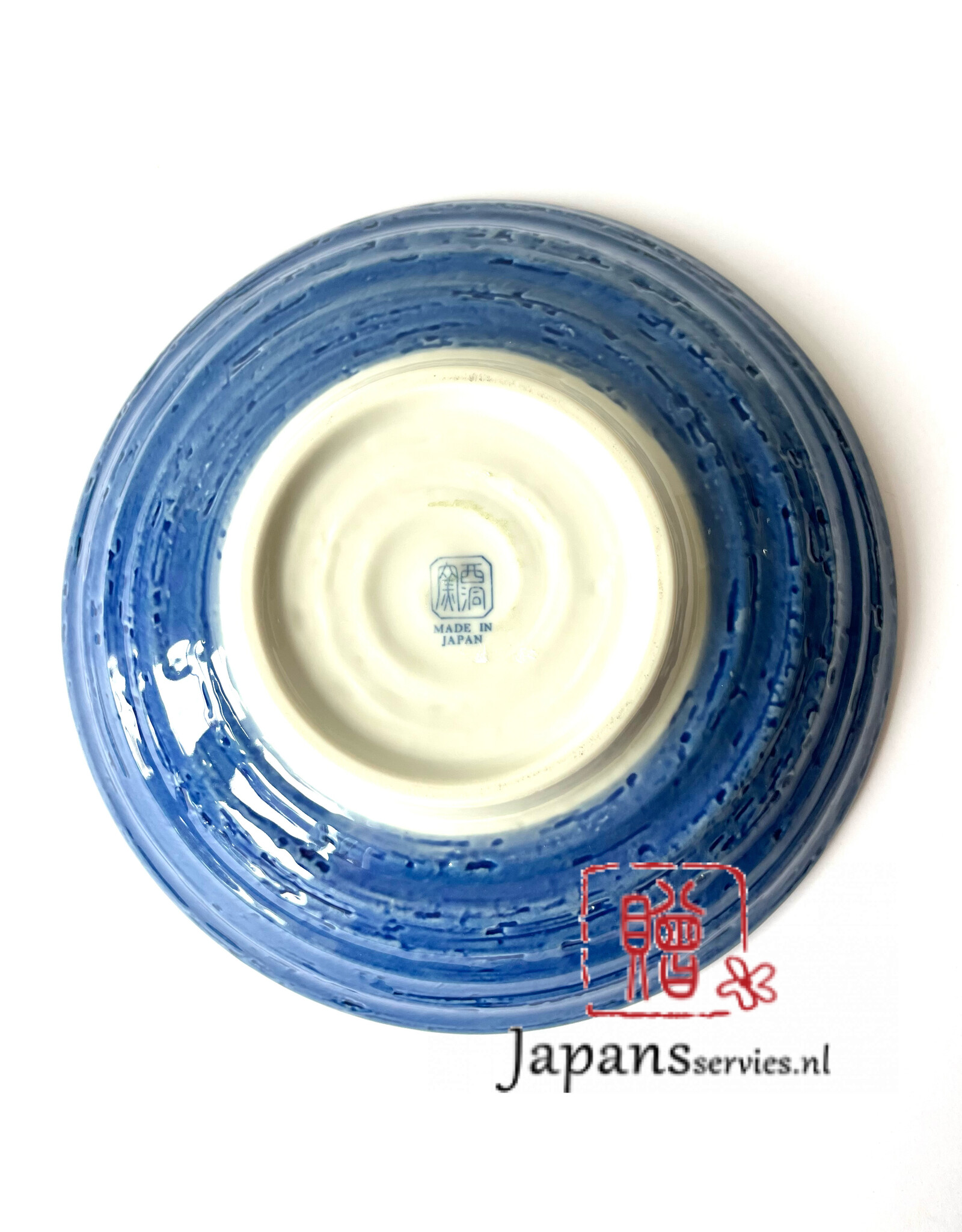 Tokyo Design Studio Diep blauw bord met blauwe krab (900 ml)