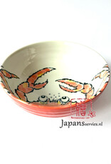 Tokyo Design Studio Large Orange Ramen Bowl with Crab (1200 ml)