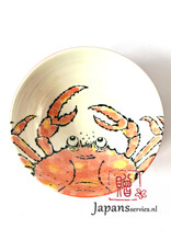 Tokyo Design Studio Large Orange Ramen Bowl with Crab (1200 ml)