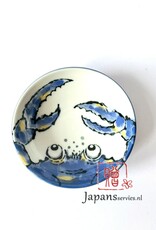 Tokyo Design Studio Blauw soja schaaltje met krab