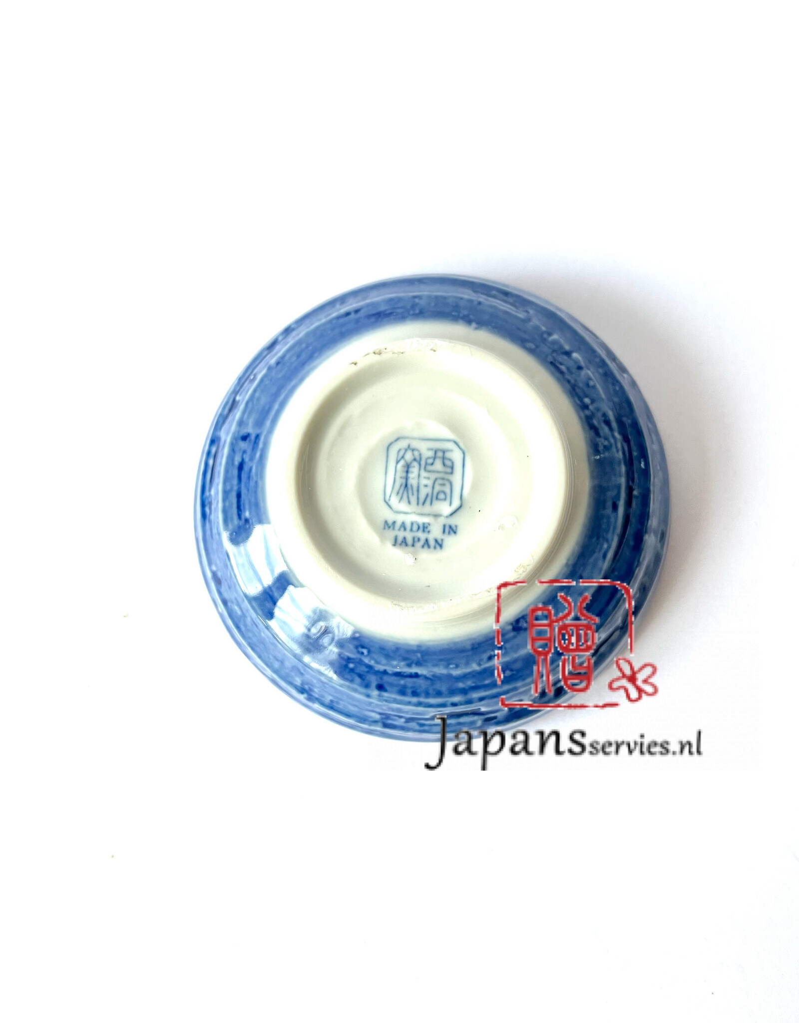 Tokyo Design Studio Blauw soja schaaltje met krab