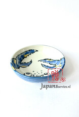 Tokyo Design Studio Blue soy bowl with crab