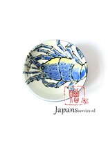 Tokyo Design Studio Blue soy sauce bowl with lobster (150 ml)