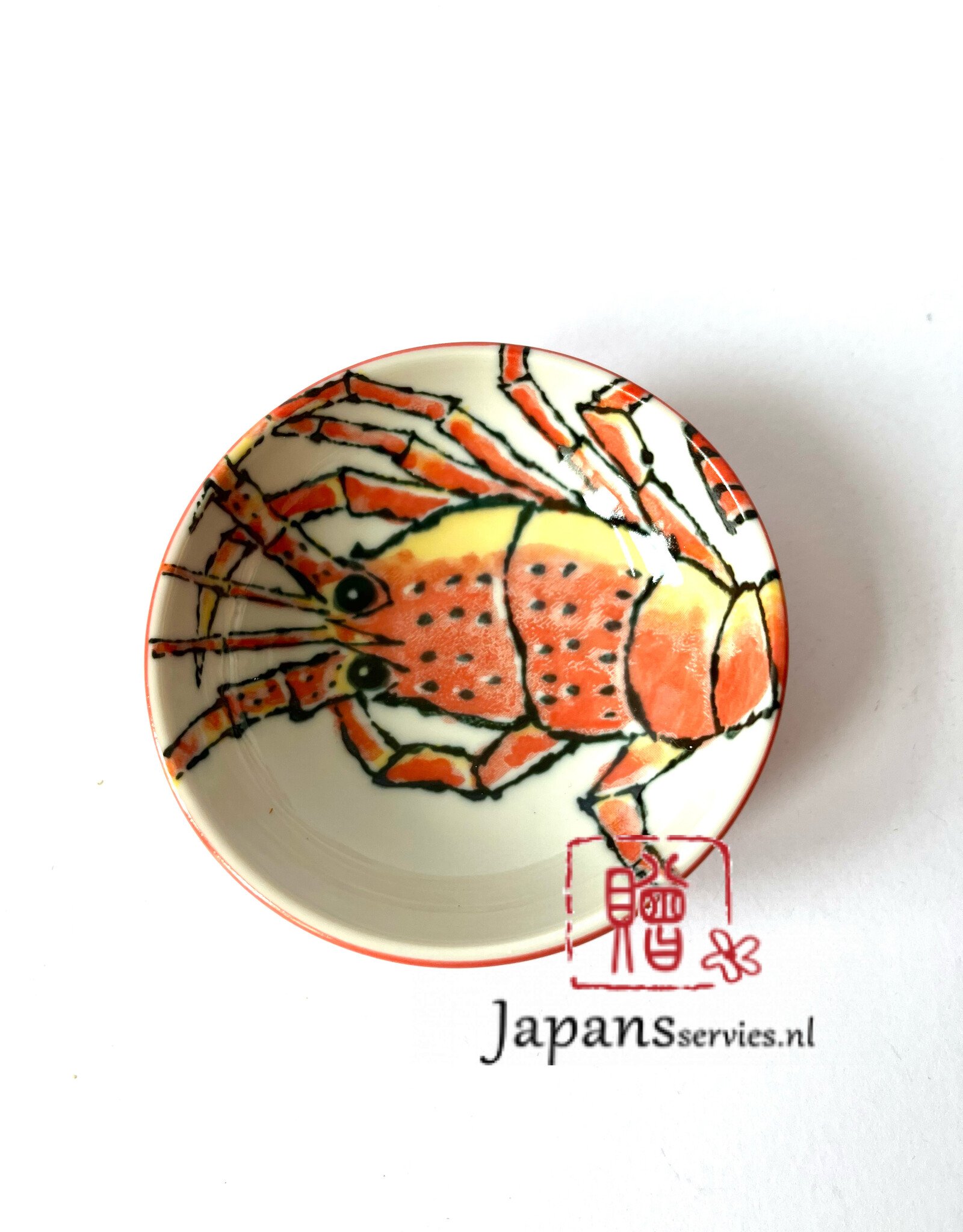 Tokyo Design Studio Oranje soja saus schaaltje met lobster