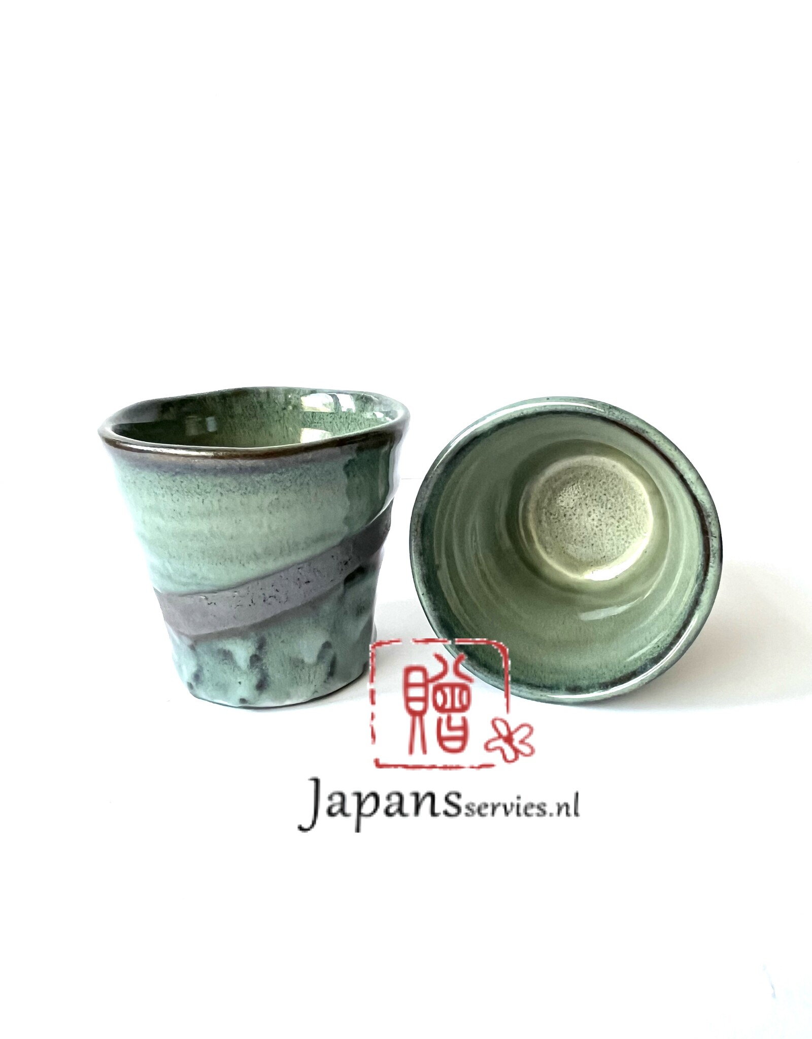 Tokyo Design Studio Kinjo blue-grey tea cup