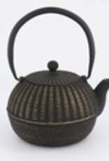 Tokyo Design Studio Cast iron teapot black gold 0.9 liters