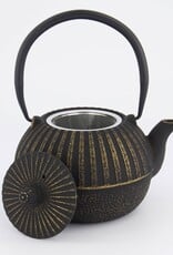 Tokyo Design Studio Gietijzeren theepot zwart goud 0,9 liter