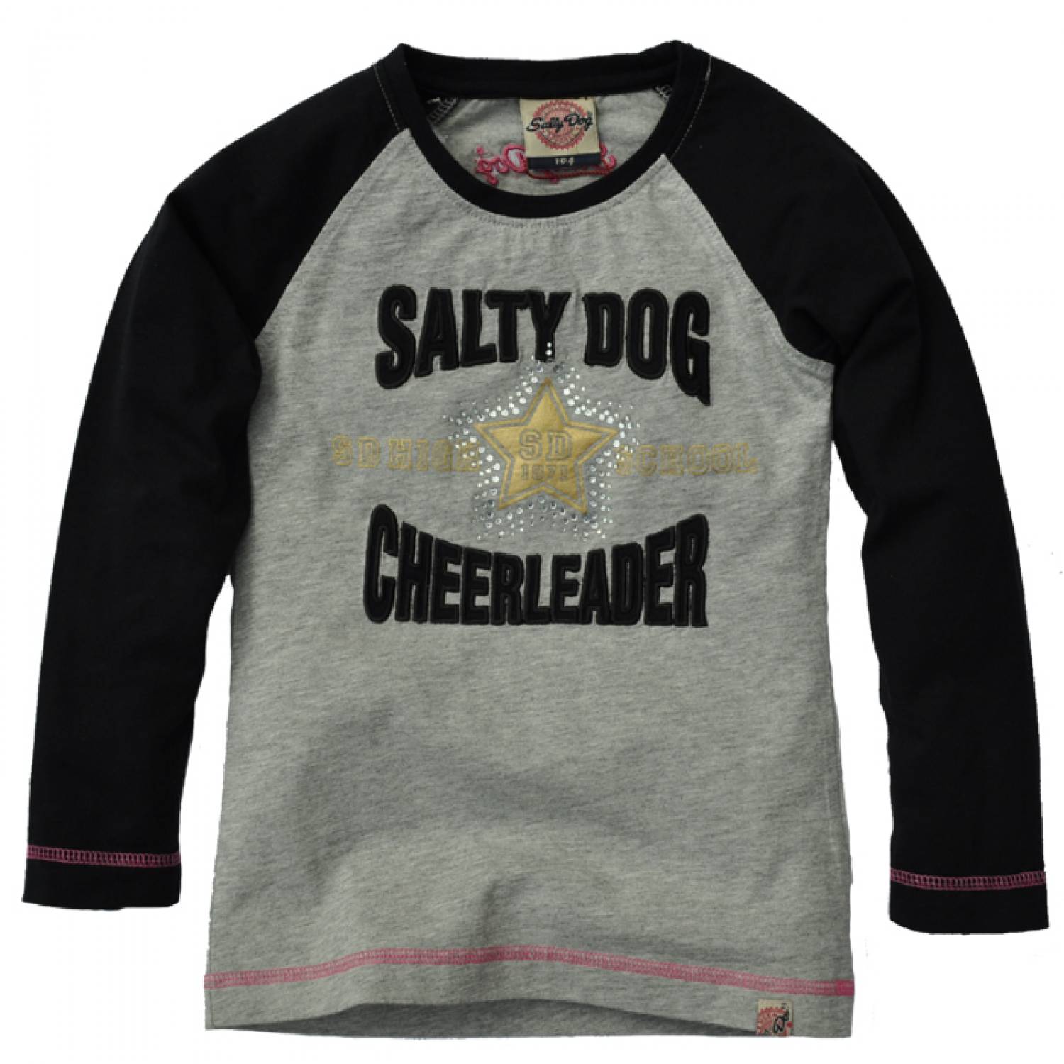 Salty Dog Tshirt meisjes SG10073404 grey marl