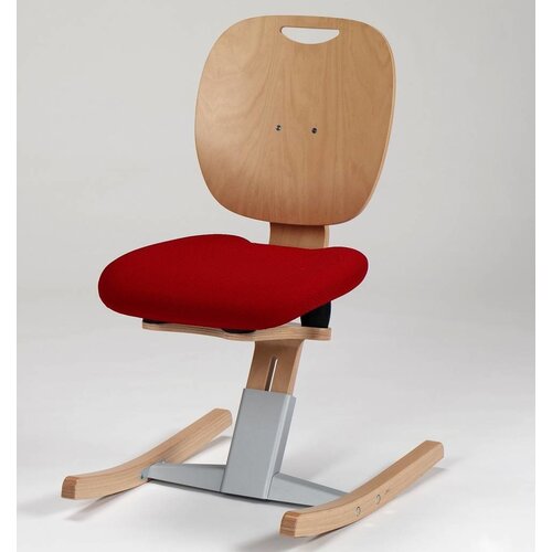 Moizi M 6 Kufenstuhl mit Holzrücken Moizi M 6 Kufenstuhl mit Holzrücken