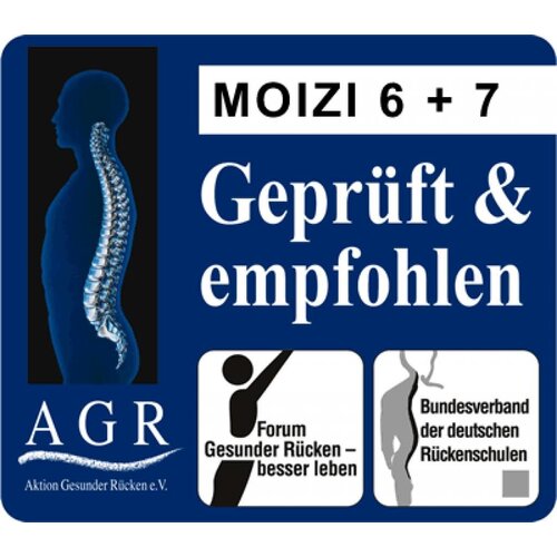 Moizi Höhenverstellbarer Kufenstuhl M 6 aus Holz