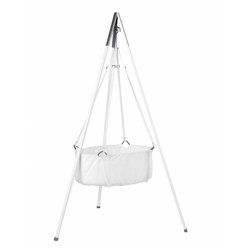 Leander Wiege mit Matratze weiß