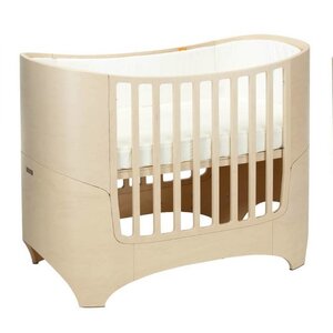 Leander Babybett mit Junior-kit white wash