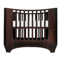 Babybett mit Junior-kit walnuss