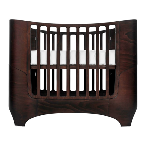 Leander Babybett mit Junior-kit walnuss