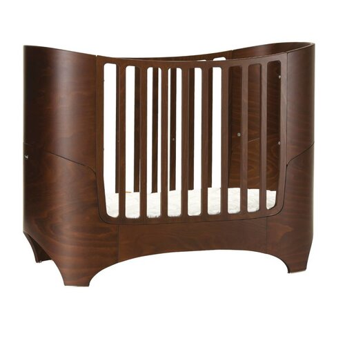 Leander Babybett mit Junior-kit in walnuss Leander Babybett mit Junior-kit in walnuss