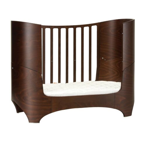 Leander Babybett mit Junior-kit in walnuss Leander Babybett mit Junior-kit in walnuss