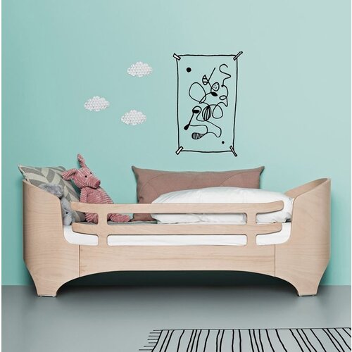 Leander Reling für das Juniorbett von Leander in white wash