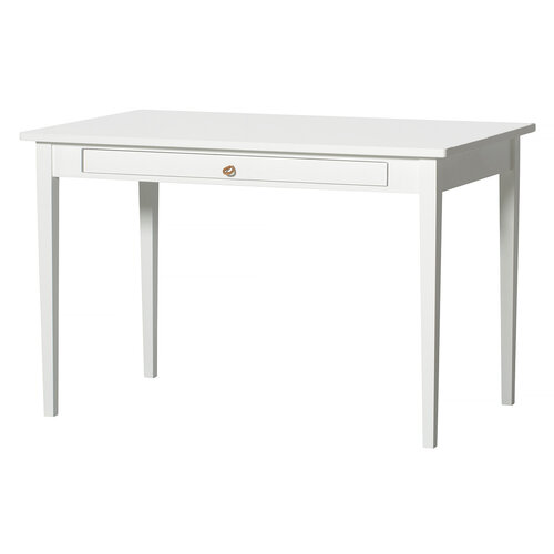 Oliver Furniture Junior Tisch mit Lederband, weiß