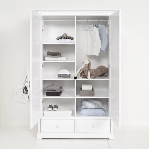Oliver Furniture Kleiderschrank 2-tuerig weiss