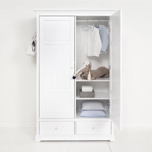 Oliver Furniture Kleiderschrank 2-tuerig weiss
