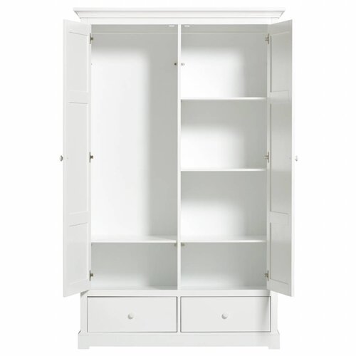 Oliver Furniture Kleiderschrank 2-tuerig weiss