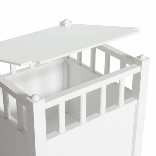 Oliver Furniture Nachttisch Spielzeugtruhe Cube, weiß