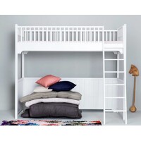 Classic loft bed white 90 x 200