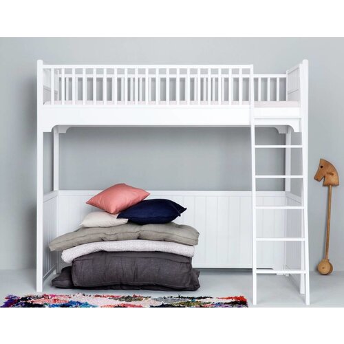 Oliver Furniture Classic loft bed white 90 x 200