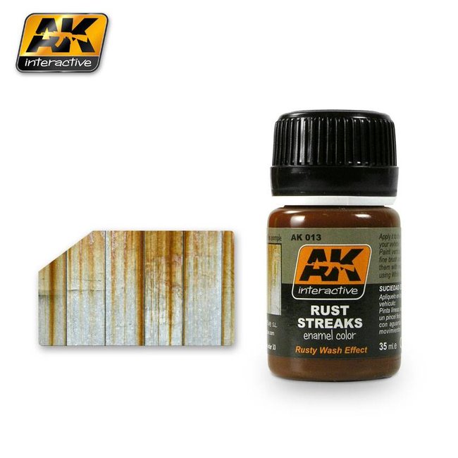 AK interactive Rust Streaks - AK Weathering Products - 35ml - AK013