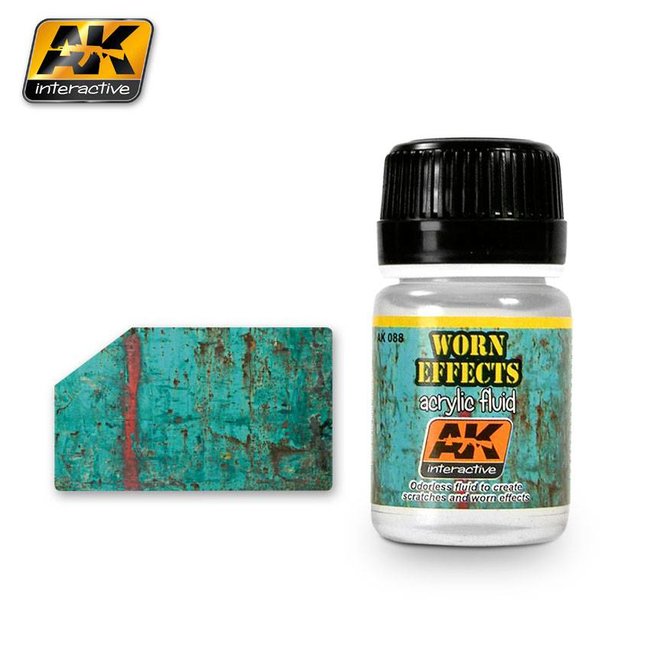 AK interactive Worn Effects Acrylic Fluid - AK Weathering Products - 35ml - AK088