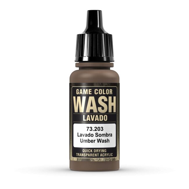 Vallejo Game Color Wash Umber Shade - 17ml - 73203