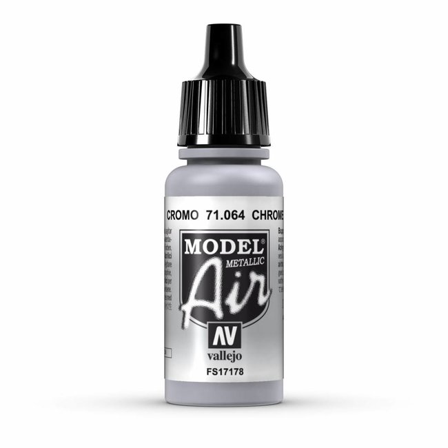 Vallejo Model Air Metallic Chrome - 17ml - 71064