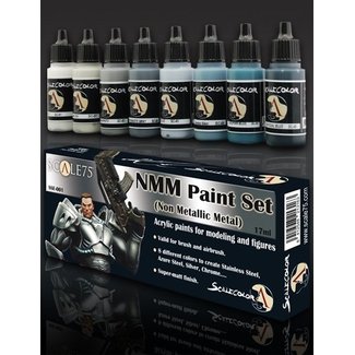 Scale 75 NMM Paint Set Steel - 8 kleuren - 17ml - SSE-001