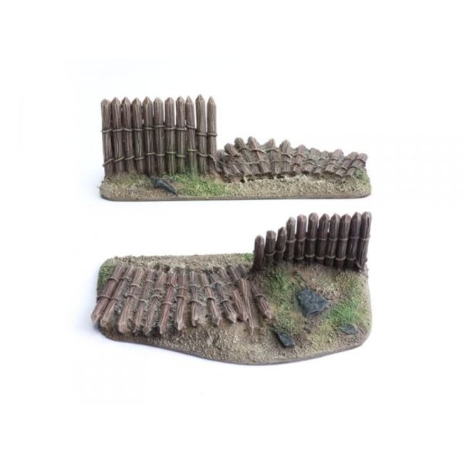 Tabletop-Art Wooden stockade destroyed 28mm - TTA800016