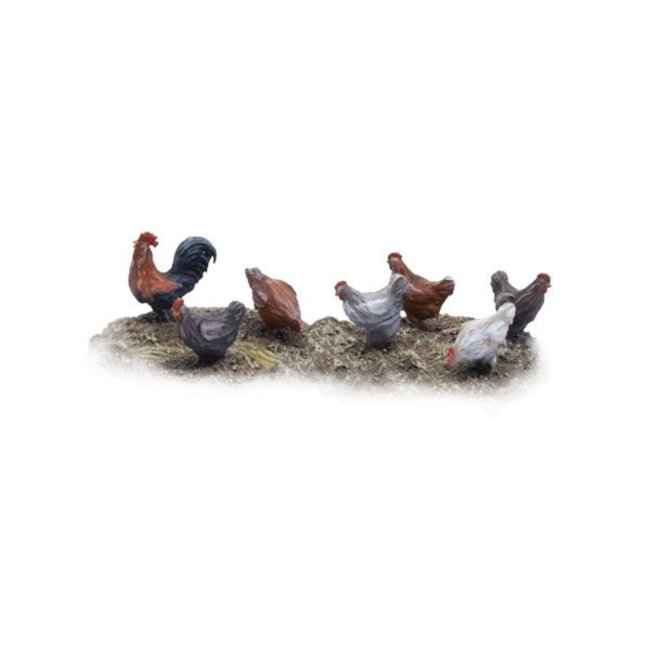 Tabletop-Art Chickens and rooster Set 1 - TTA601071