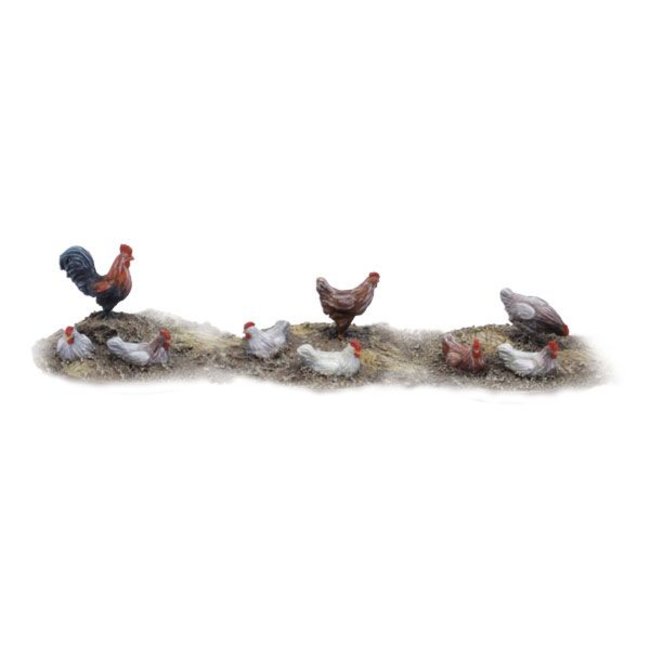 Tabletop-Art Chickens and rooster Set 2 - TTA601072