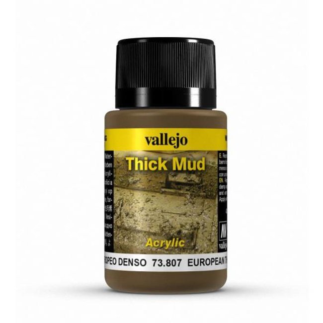 Vallejo European Mud Thick Mud Weathering Effects - 40ml - 73807