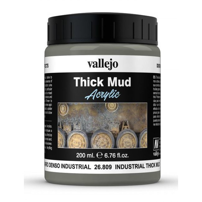 Vallejo Industrial Mud Thick Mud Weathering Effects - 200ml - 26809