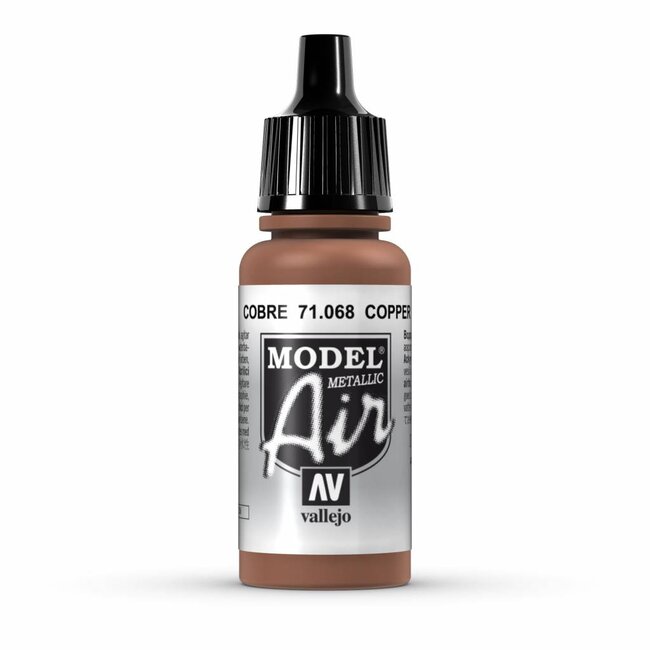 Vallejo Model Air Metallic Copper - 17ml - 71068