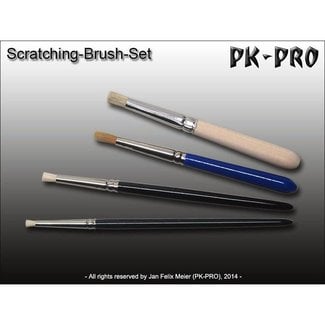 PK-Pro Weathering Brushes - SP-ScrSet