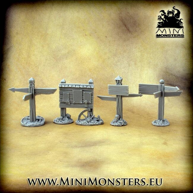 Mini Monsters Signposts - MM-0047