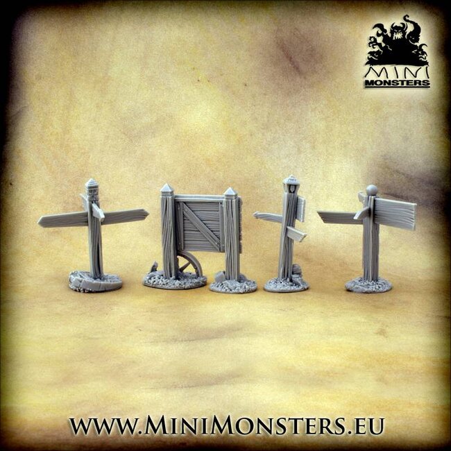 Mini Monsters Signposts - MM-0047