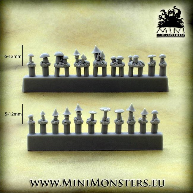 Mini Monsters Mushrooms - 20x - MM-0034