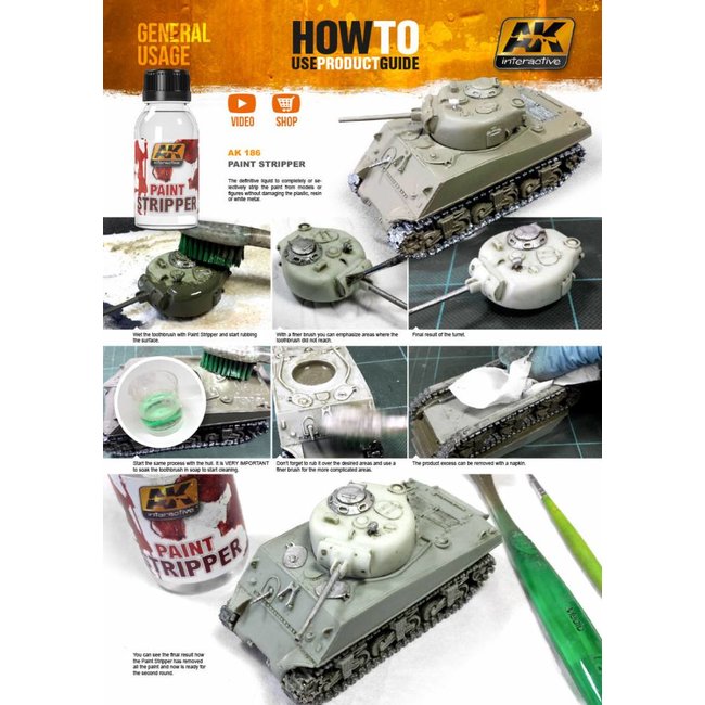 AK interactive Paint Stripper - 100ml - AK186