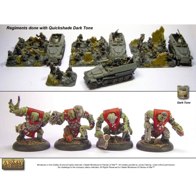 The Army Painter Quickshade Dark Tone QS1003 Scenery BV